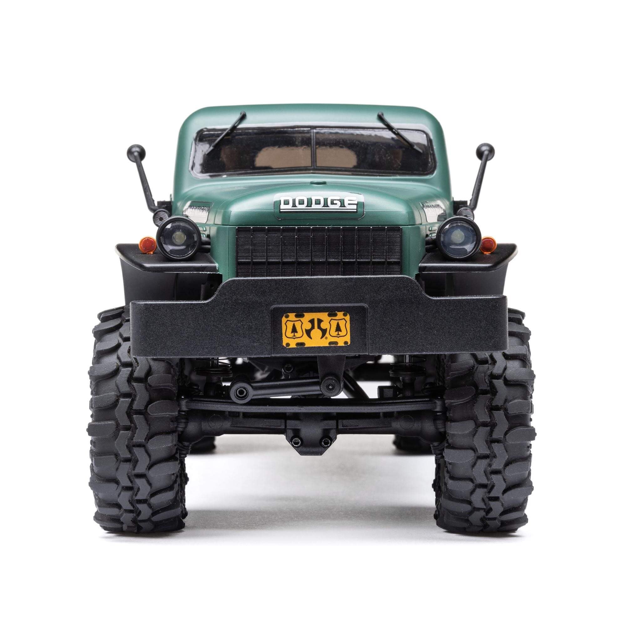 Axial RC Truck SCX24 4 Door Dodge Power Wagon Green 1/24 4 Wheel Drive-RTR (Everything Included to Run Needed) AXI00007T2