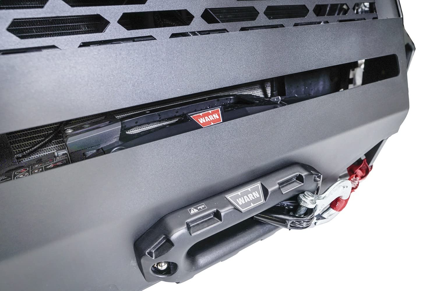 Fab Fours Grumper Full Width HD Raw Front Winch Bumper