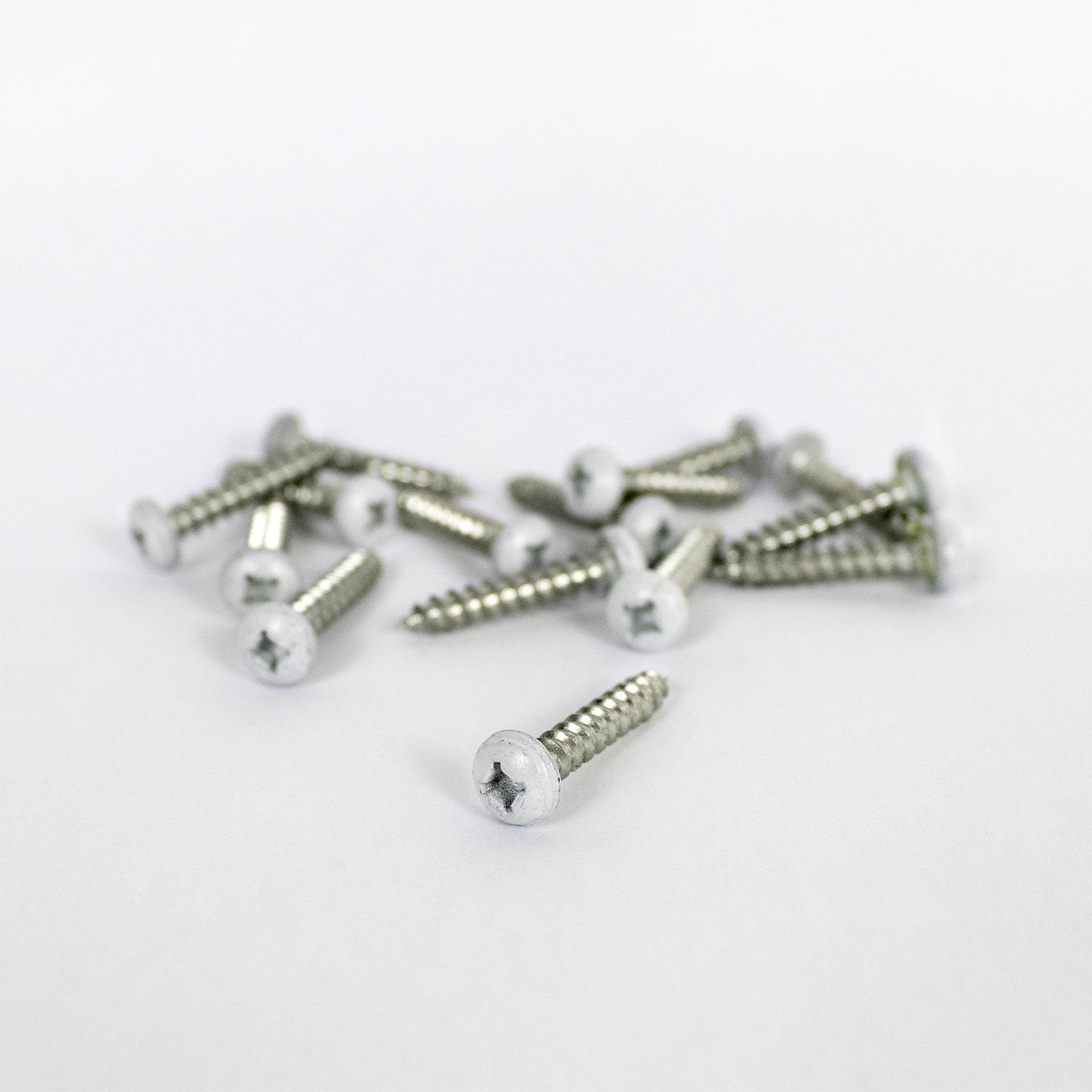 Screws ICON 14690, Qty 15, Painted, Fender Installation, Polar White