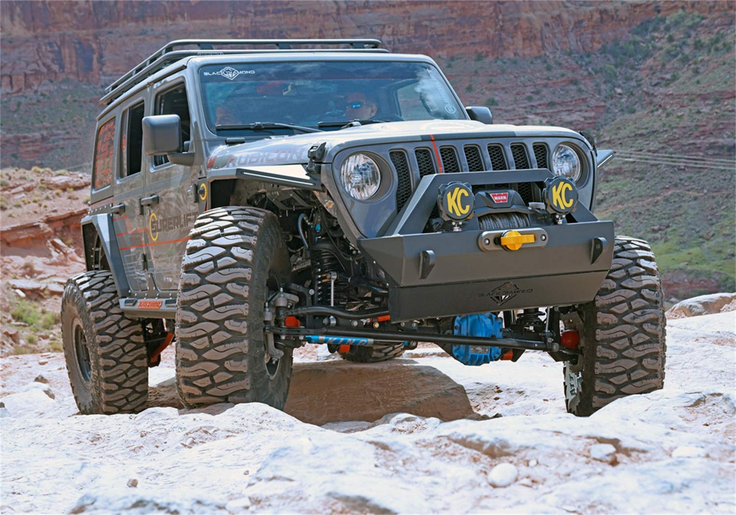 SUPERLIFT SUSPENSION RealTruck 2.5" Lift Kit for Jeep Wrangler JL | Complete Lift Kit with Front & Rear King 2.0 Series Shocks | K185KG | Fits 2018-2023 Jeep Wrangler JL 2 Door