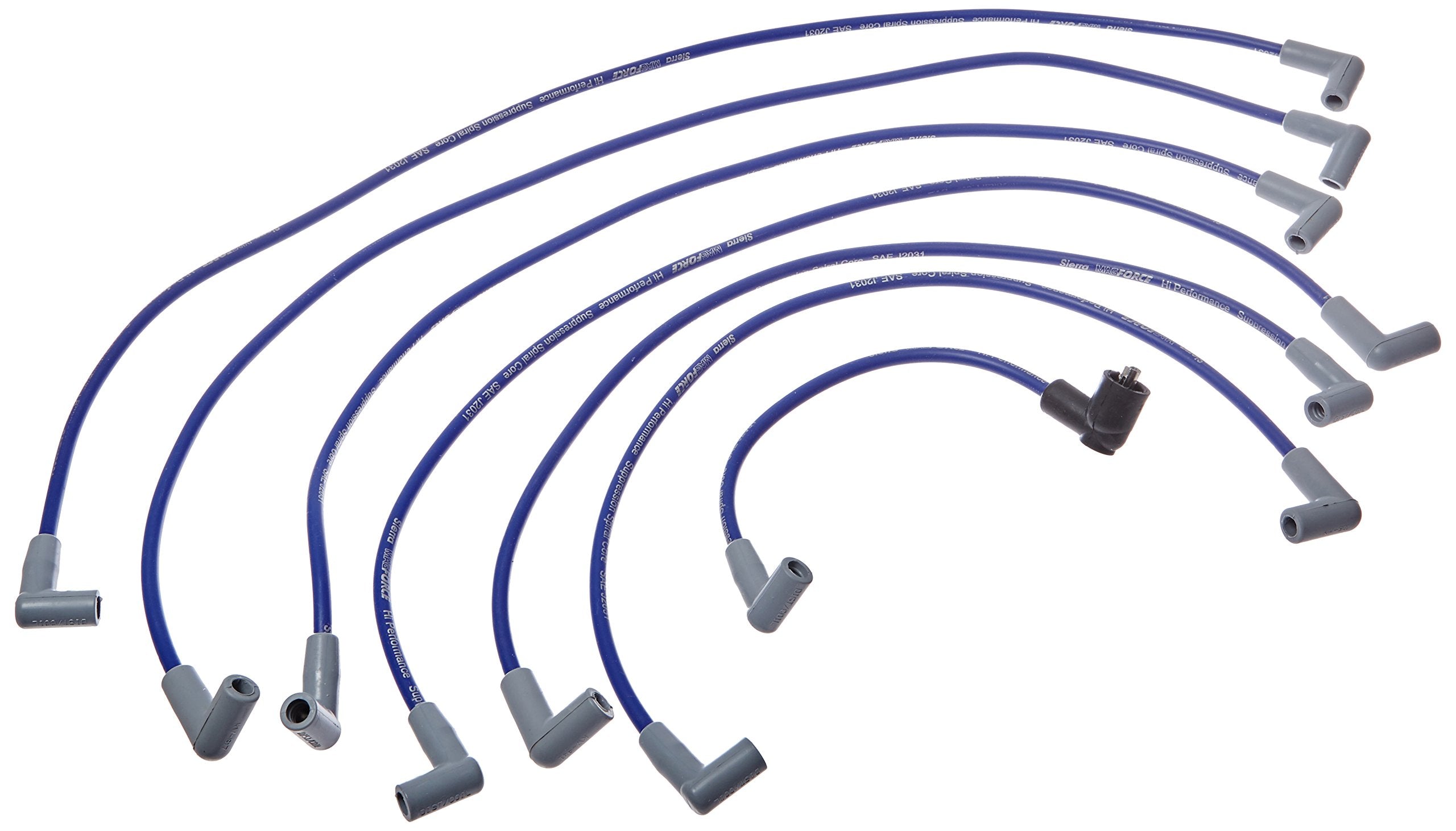 Sierra International Premium MagForce 18-8810-1 Marine Spark Plug Wire Set for Mercruiser Sterndrive and OMC Engines (18-6089), white