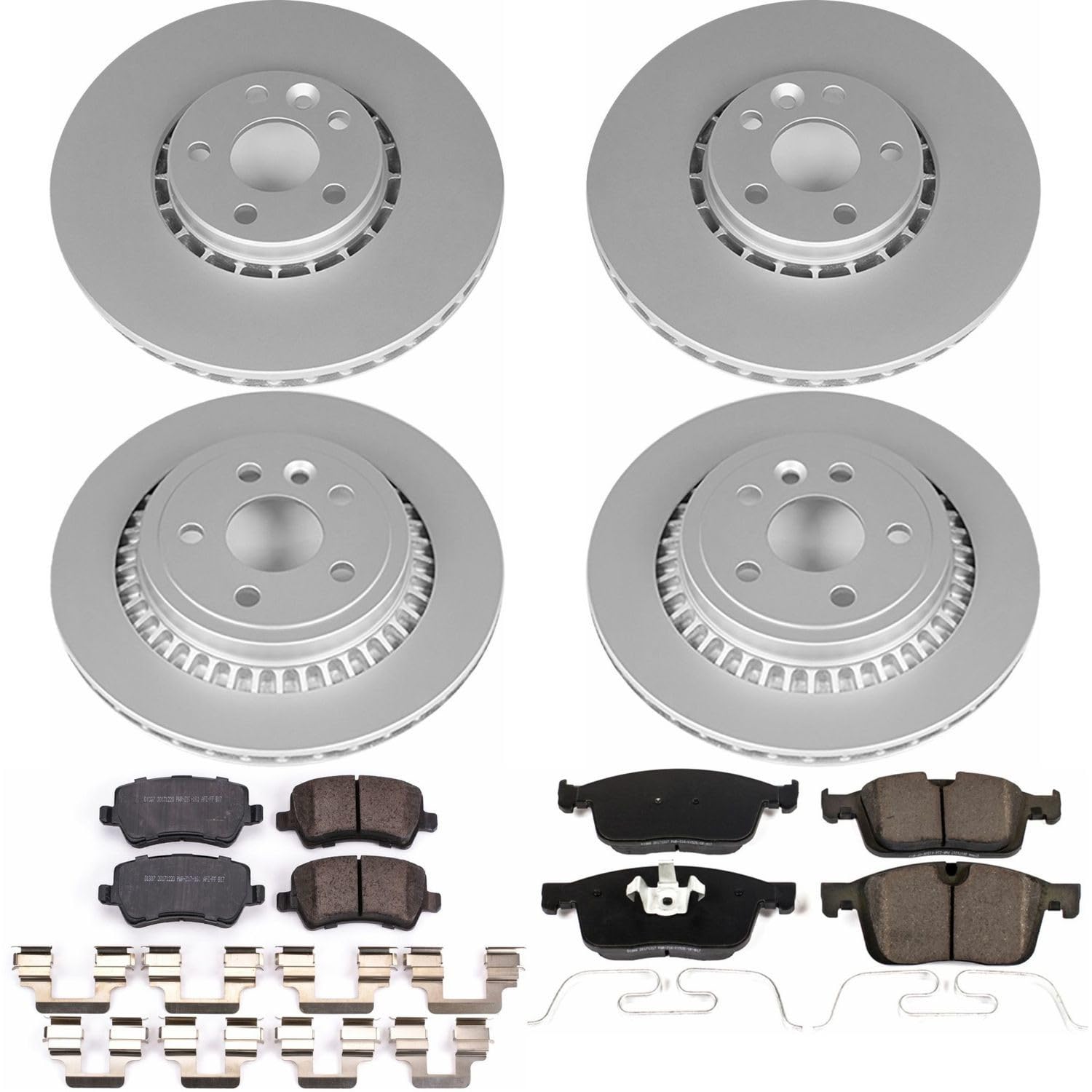 Power Stop Z23 Evolution Geomet® Coated Brake Kit Front and Rear