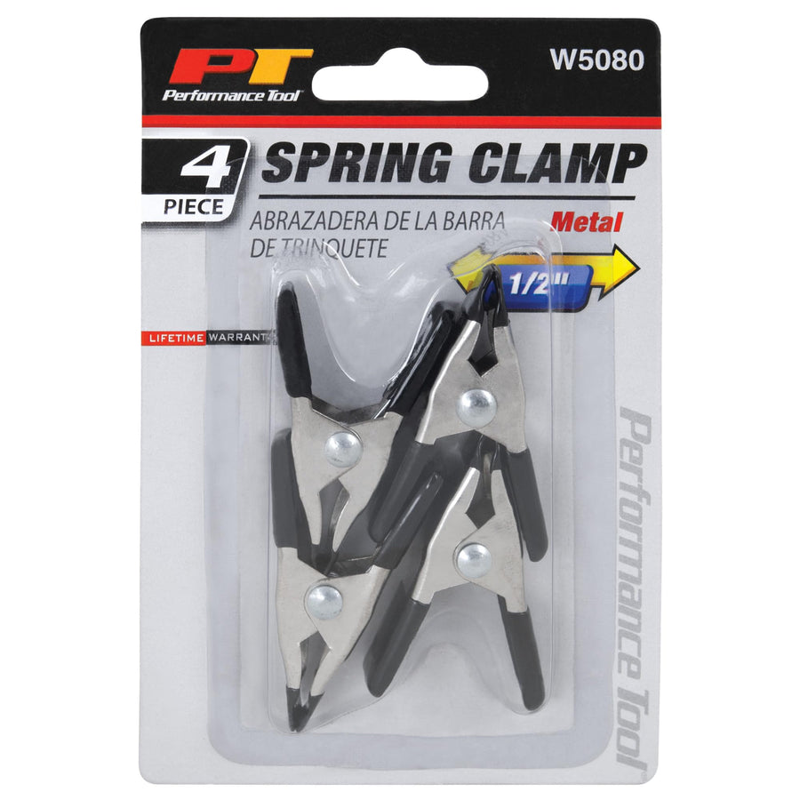 W5080 Performance Tool - 2-Inch Heavy Duty Spring Clamp with Non-Marring Rubber Tips and Corrosion Resistant Nickel Plating