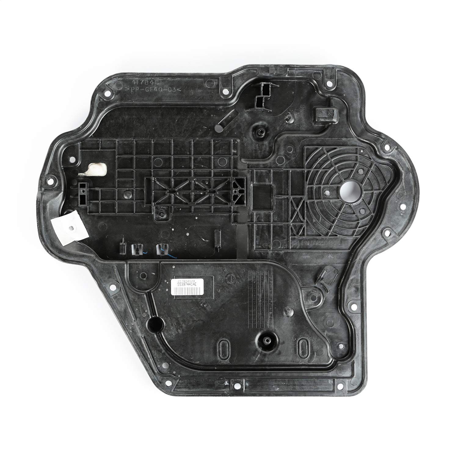 Omix-Ada 11812.72 | Omix | Door Panel Carrier Plate, Front, Left, Manual | OE Reference: 68018023AA | Fits 2007-2010 Jeep Wrangler JK/JKU