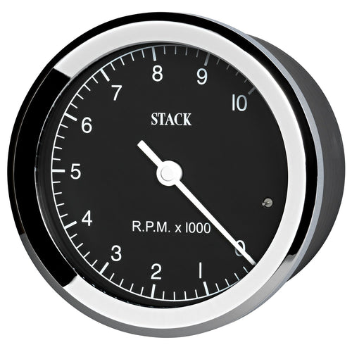 Stack Clubman Classic Black ST200C-010 80mm 0-10k RPM Tachometer
