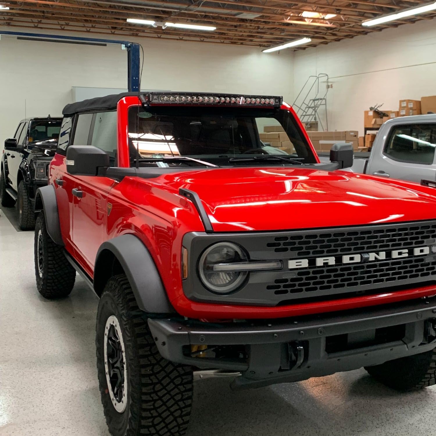 40 Inch Grimm OffRoad Windshield Light Bar LED Mount for Ford Bronco 2021+