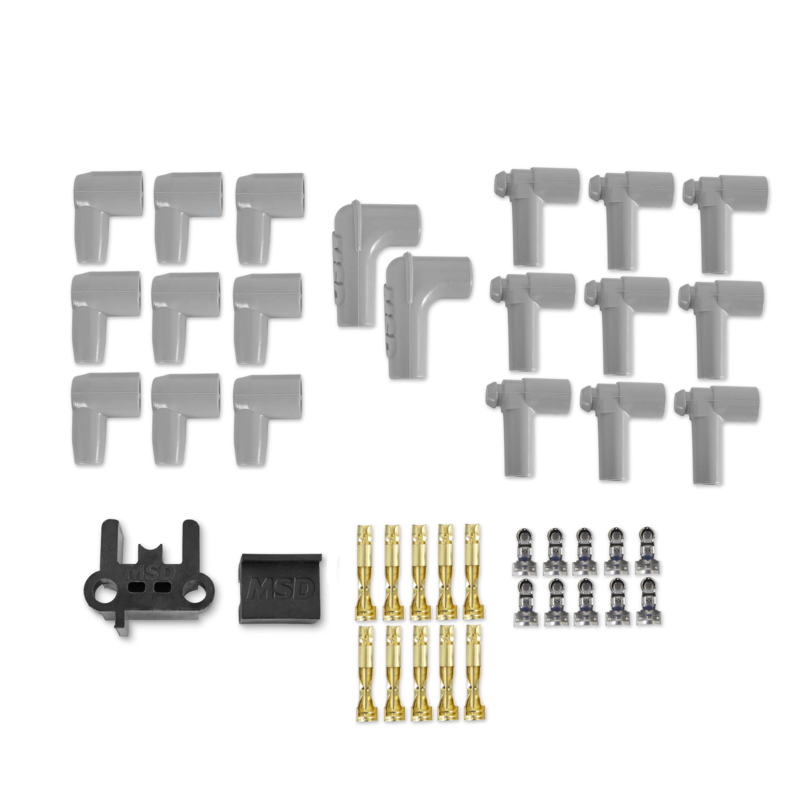MSD Super Conductor 31179 Spark Plug Wire Set, Multi-Angle Plug, Socket/HEI