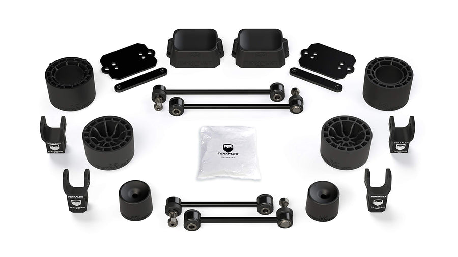 JLU TeraFlex 4DR 2.5" Spacer Lift w/shock extensions (Rubicon)