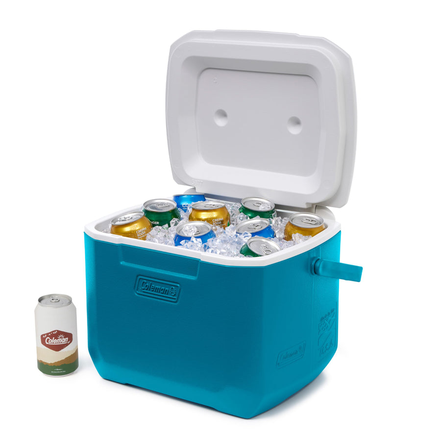 Coleman 16qt Chiller Insulated Portable Cooler with Ice Retention & Large Carry Handle, Made in USA, Great for Camping, Tailgating, Parties, Sports, Concerts, Lunches & More