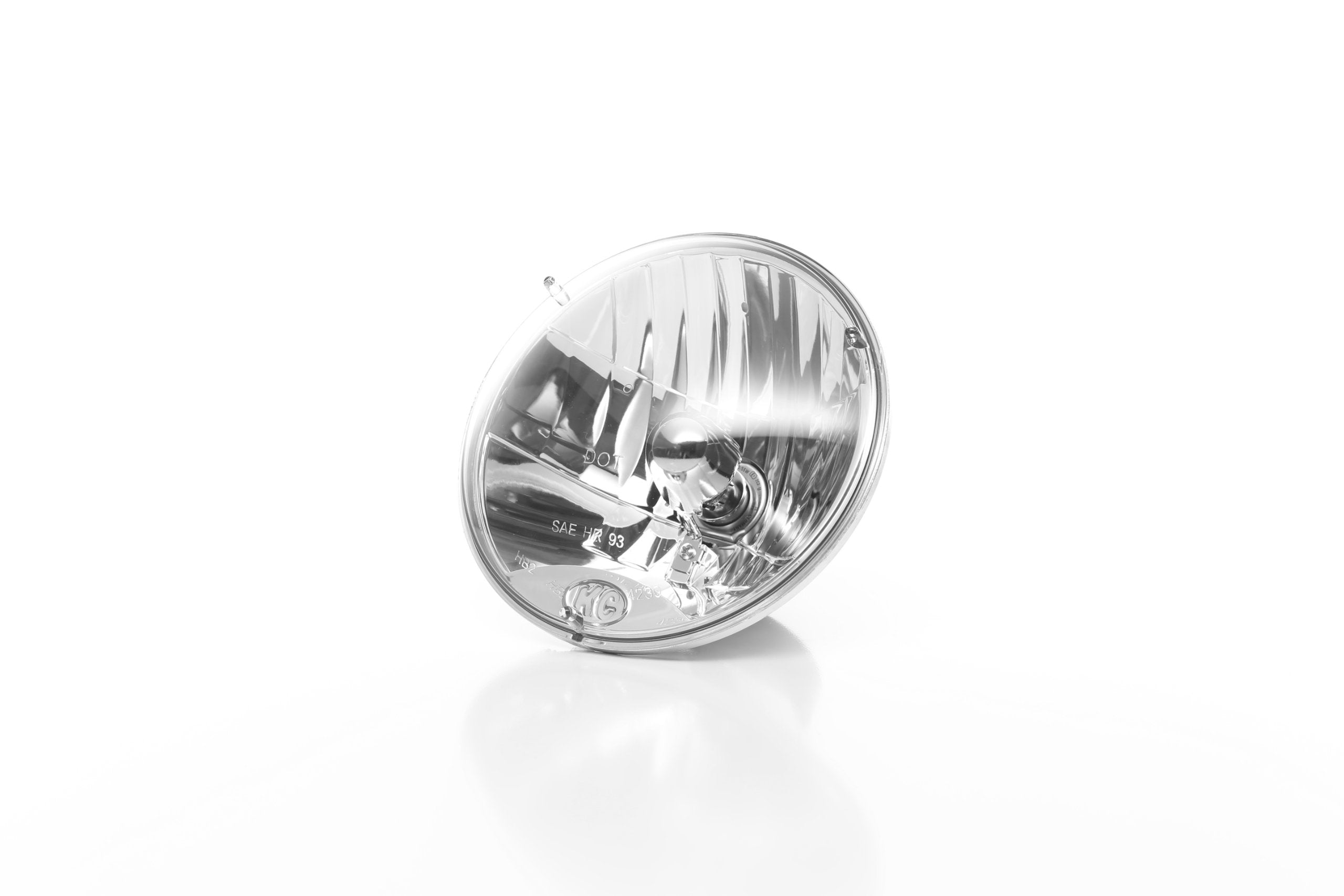 7" Round KC HiLiTES 4230 H4 DOT Headlight - Single Light 55/60w