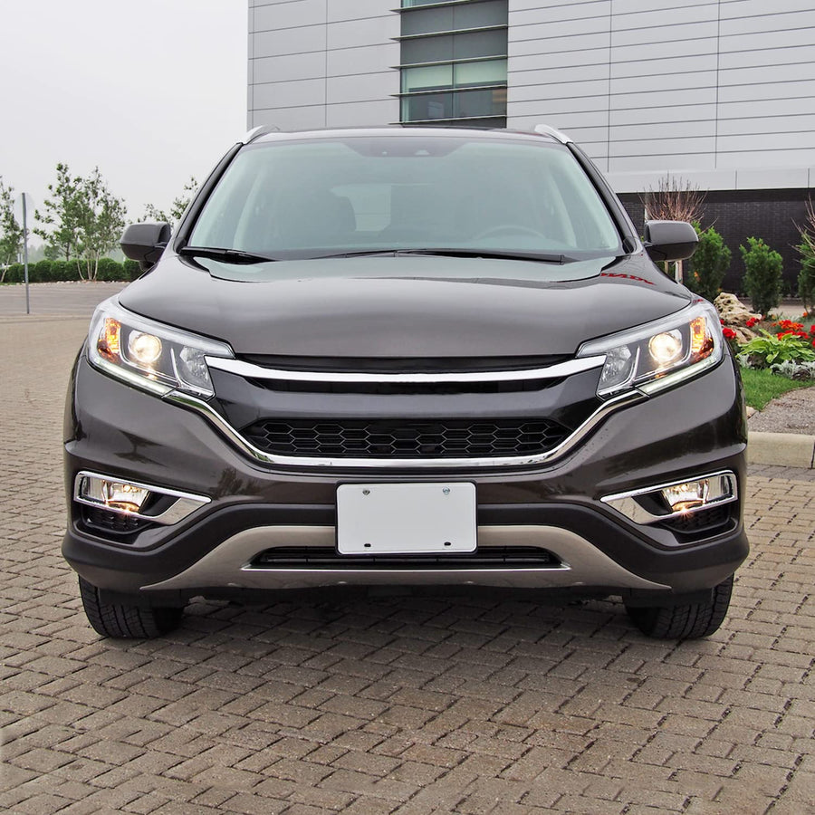 Fog Lights Spec-D Tuning + Switch Compatible with 2015-2016 Honda CR-V, L+R Pair Assembly