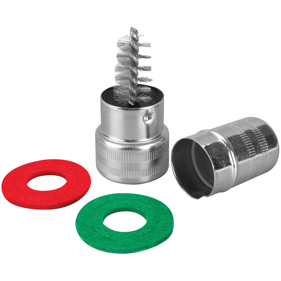 Battery Post Brush Performance Tool 1171 & Felt Washers - Stainless Steel Bristles, Remove Corrosion and Dirt, Prolong Vehicle Battery Life