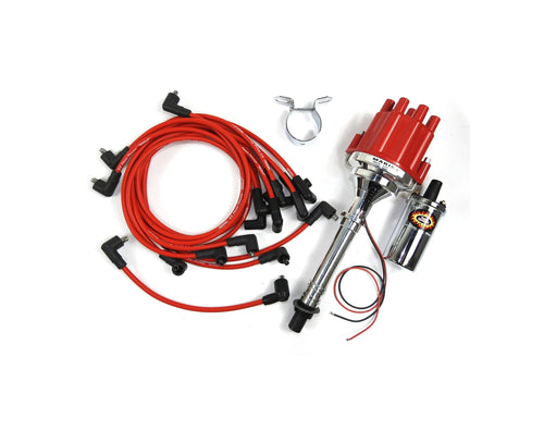 Bundle501 Pertronix Ignition Kit (Includes Play Marine Distributor with Red Female Cap), 1 Pack