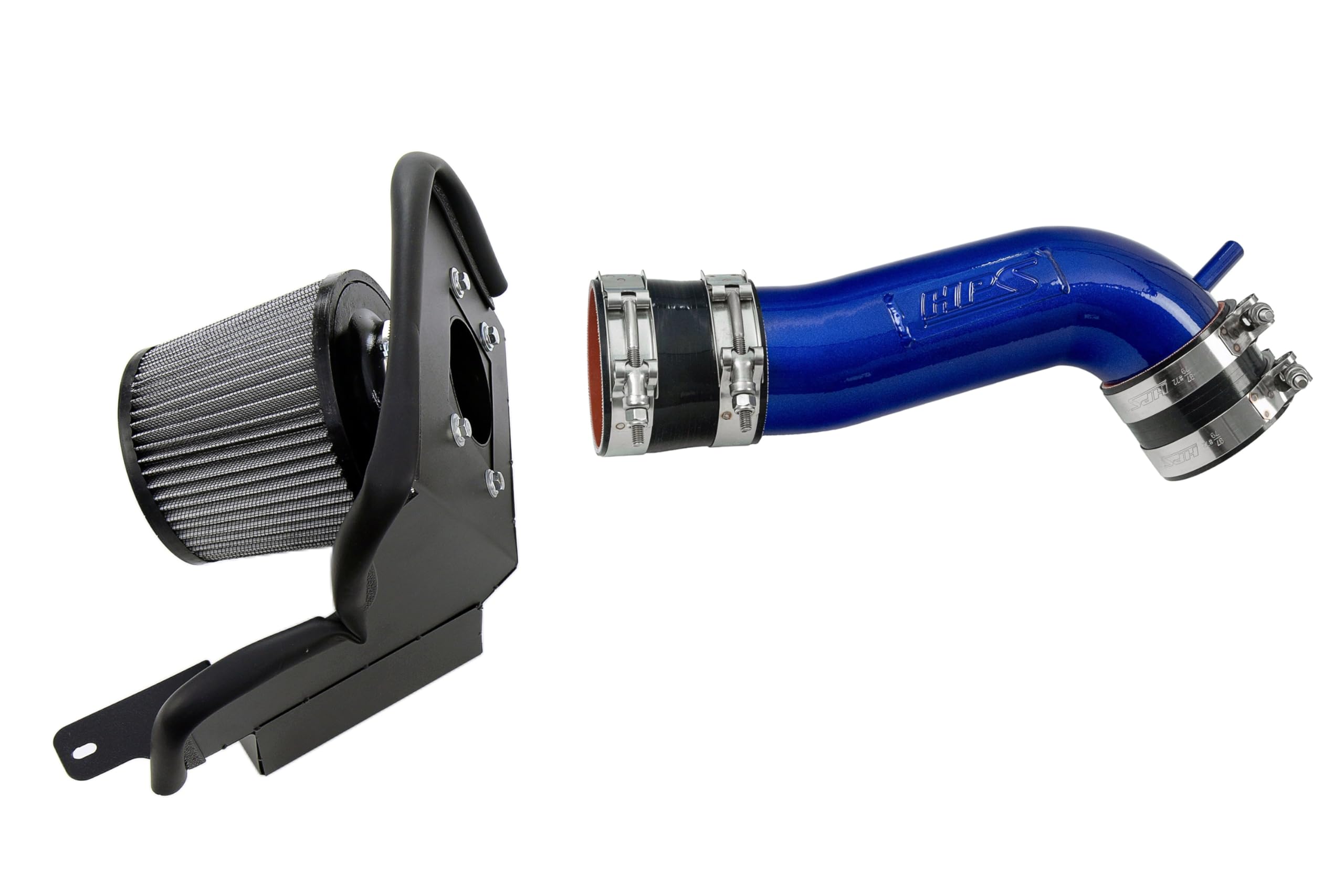 HPS Blue Air Intake Kit Cool Ram with Heat Shield Compatible for 1993-1996 Toyota Supra 3.0L Non Turbo 2JZGE, 827-715BL