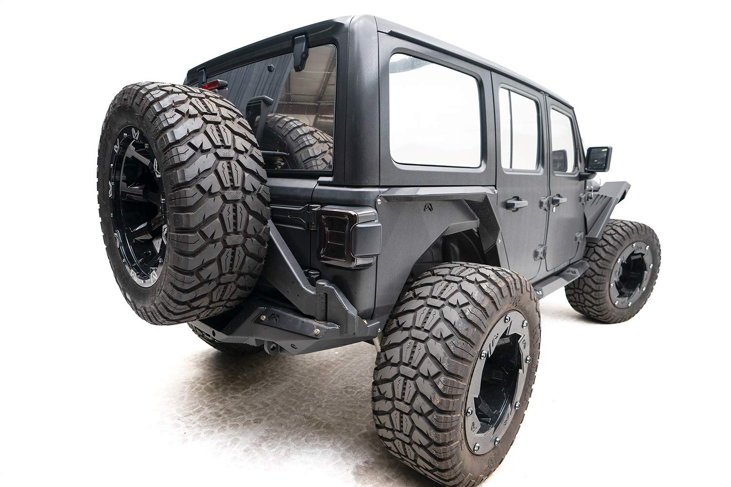 JL18-Y1851T-1 Fab Fours Inc. Rear Tire Carrier Fits Jeep Wrangler