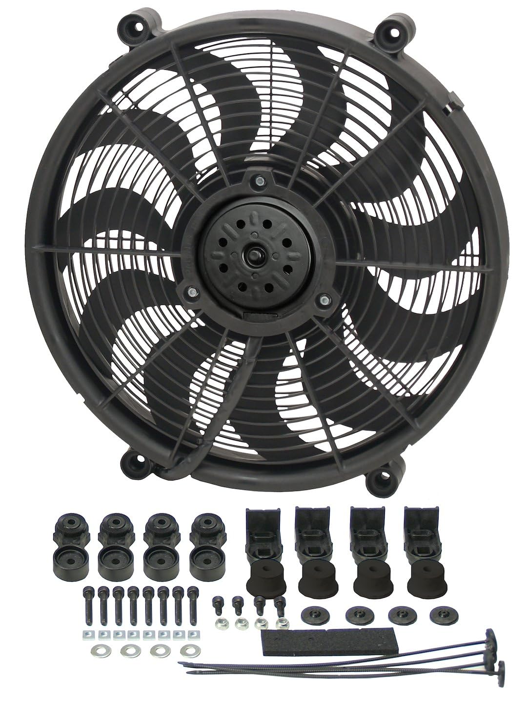 17" Derale High Output Radiator Fan Black