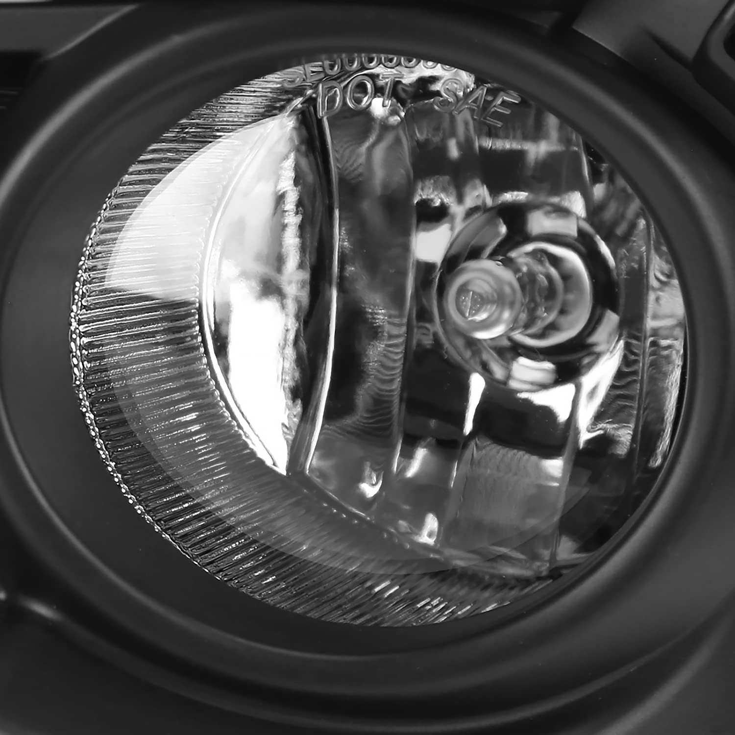 Fog Lights + Bulbs + Switch SPEC-D TUNING Compatible with 2014-2016 Toyota Highlander, L+R Pair Assembly