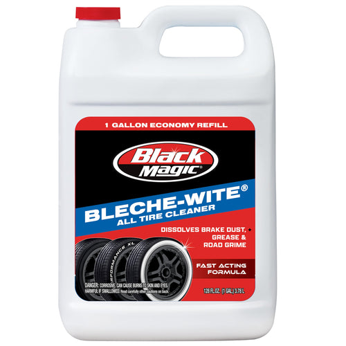 800002222 Black Magic Bleche-Wite Tire Cleaner Concentrate - 1 Gallon