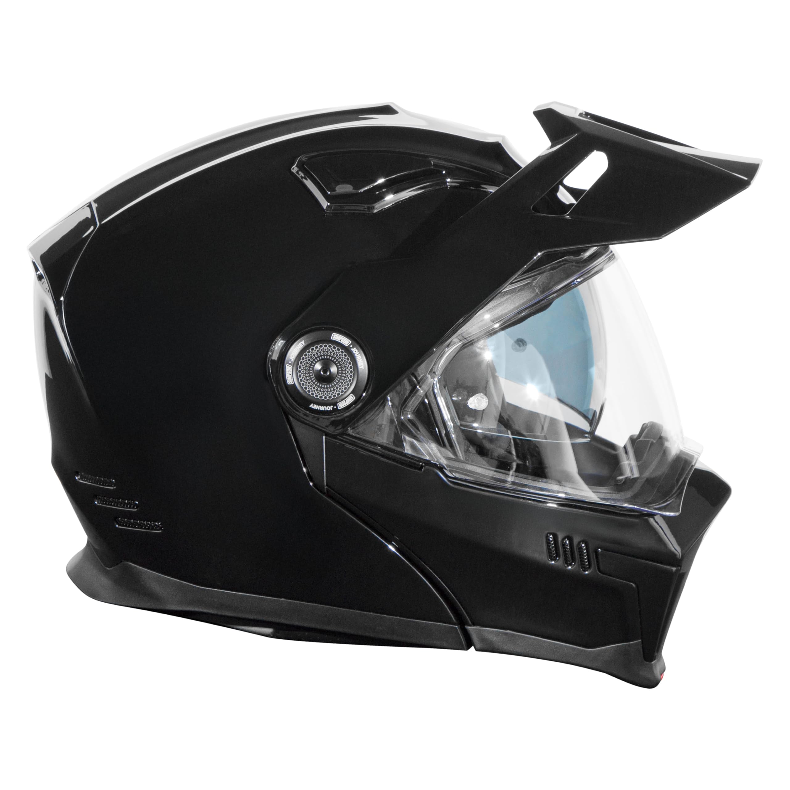 Simpson Motorcycle Helmet Journey Bandit - Black - XS | Off Road Dirt Bike UTV Motocross ATV | Modular Full-Face Flip Up | Clear Pinlock Anti-Fog Visor Shield | DOT ECE Certified (JB2XS)
