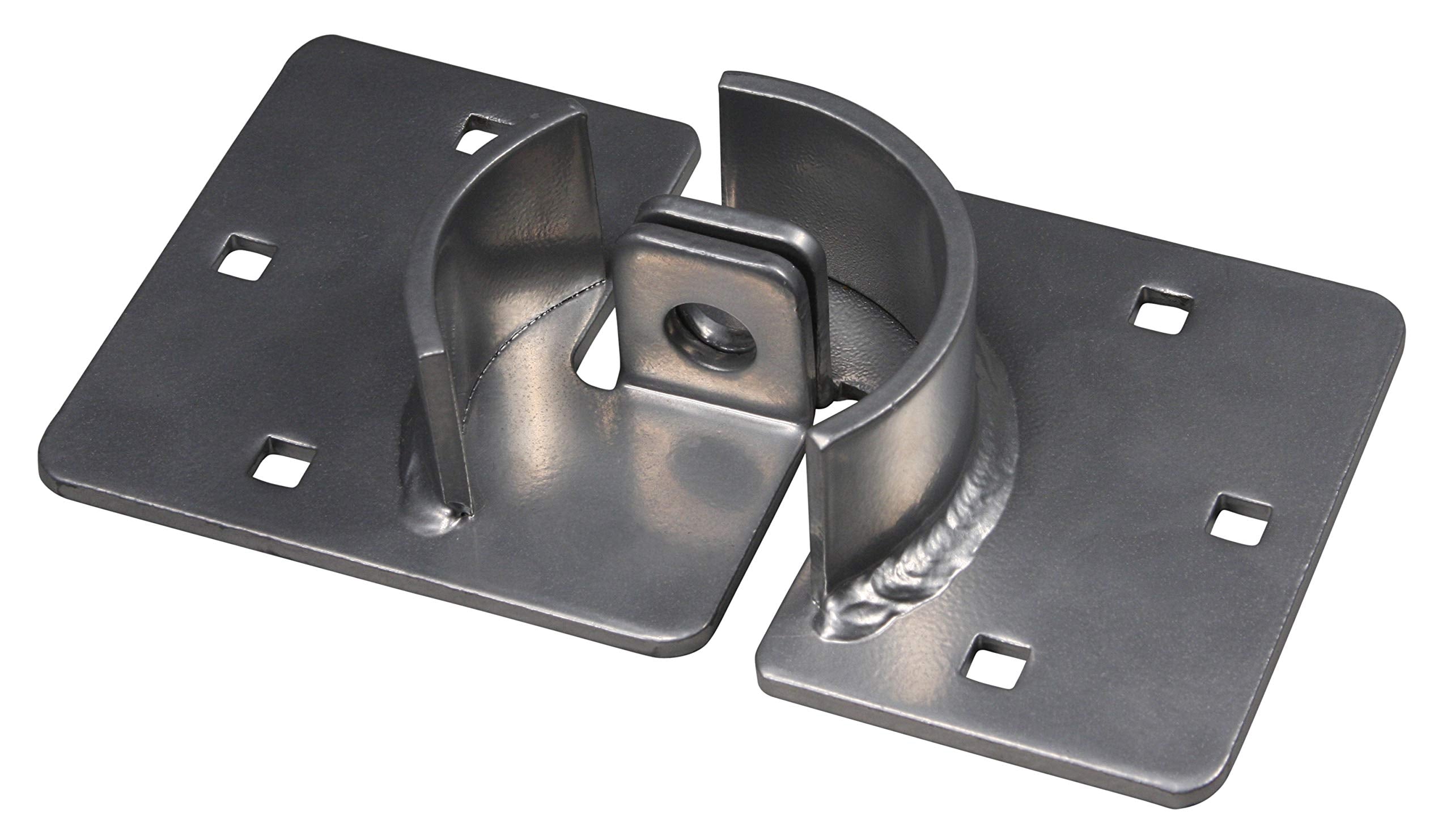 Hockey Puck Trimax THSP2C Internal Shackle Door Hasp - 2 Piece