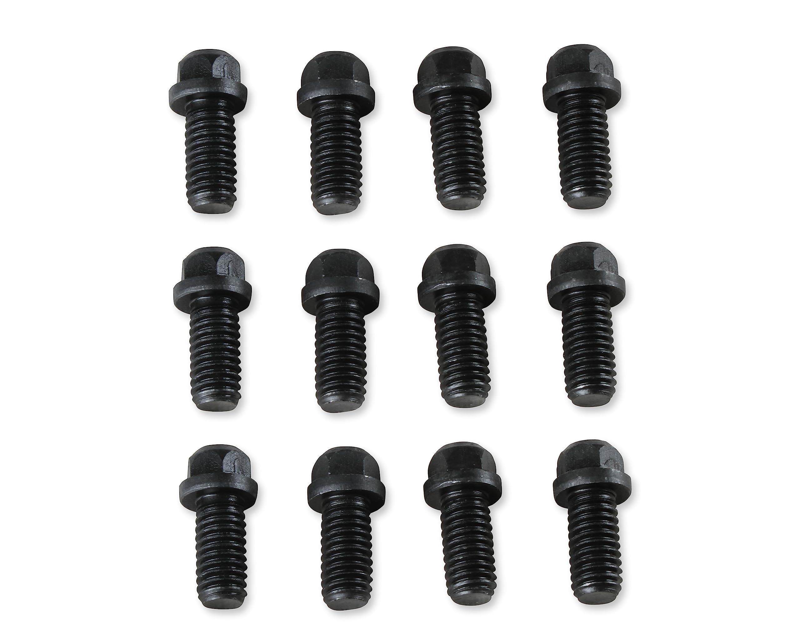 Header Bolts Mr. Gasket,3/8-16X3/4, Black