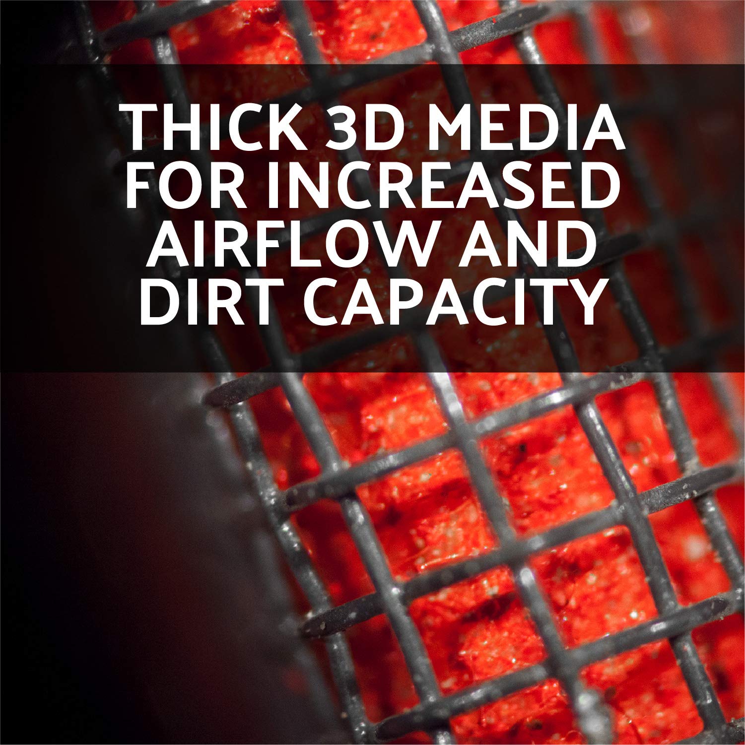 28-50045 AEM Dry Flow Air Filter, 1 Pack, Red