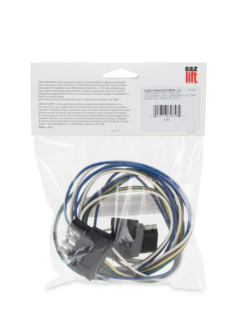 5-Way Eaz-Lift Flat Trailer Wire Extension | 18-Gauge Wires Measure 60-inches Long | (64856)