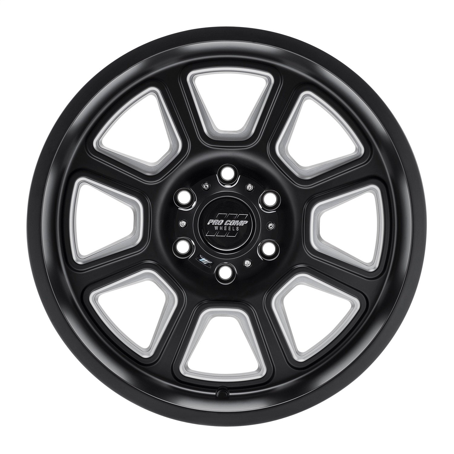 5164-213647 PRO COMP Alloys Black Wheel with Alloy Steel (20 x 10. inches /6 x 135 mm, -18 mm Offset)