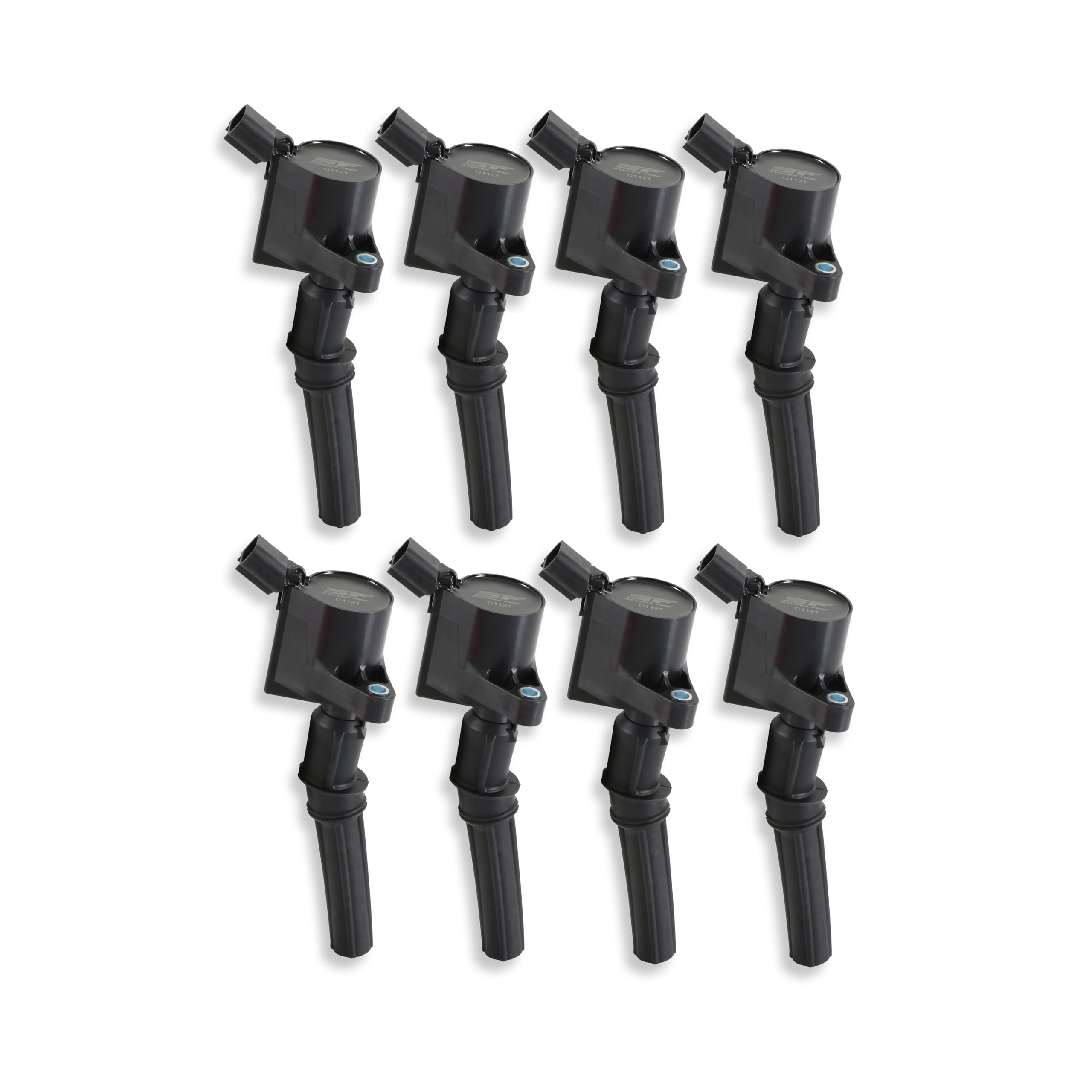 8-Pack MSD Street Fire 55128 Ignition Coils - Black