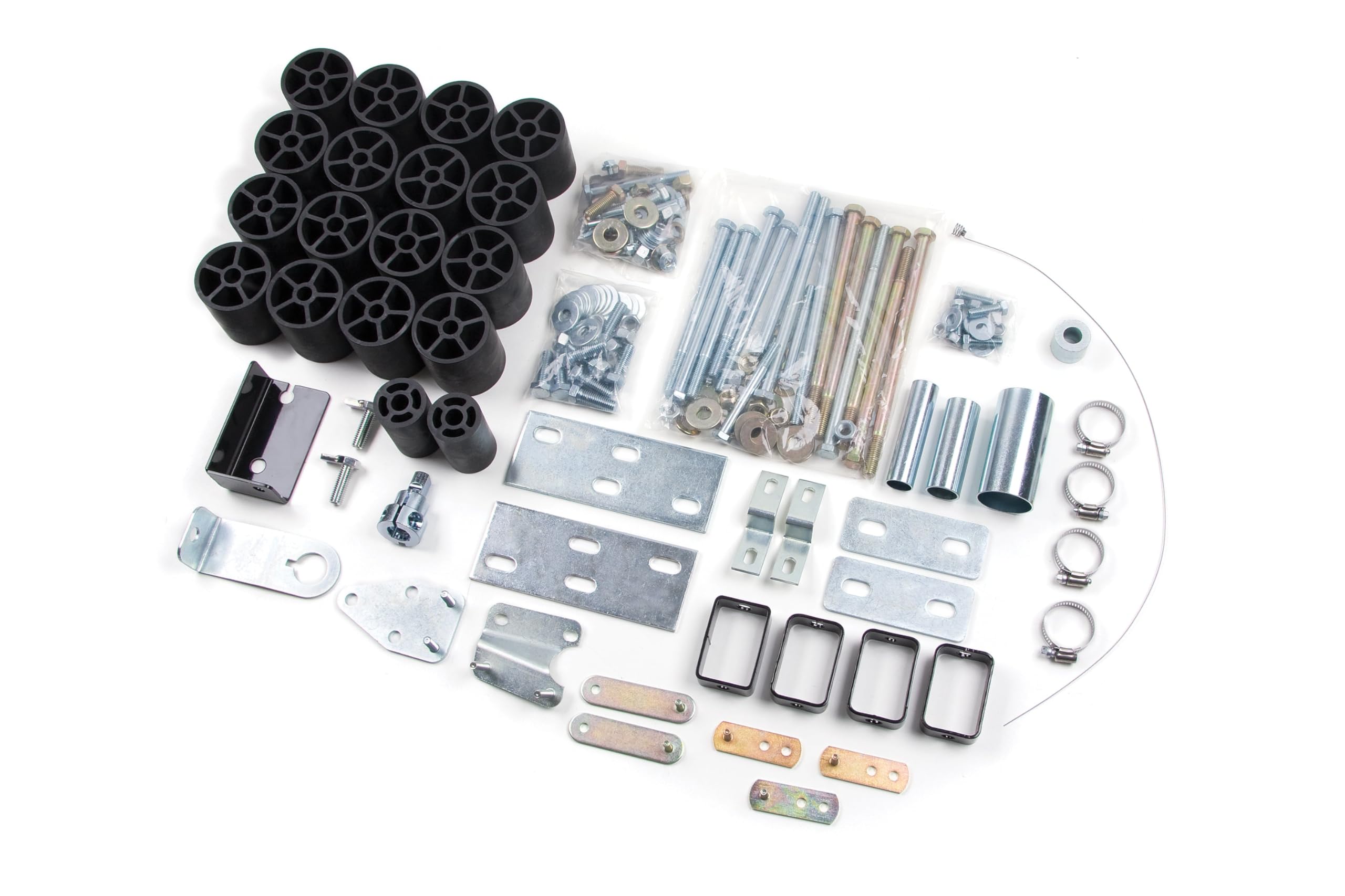 3" x 3" Zone Offroad Front and Rear Body Lift Kit