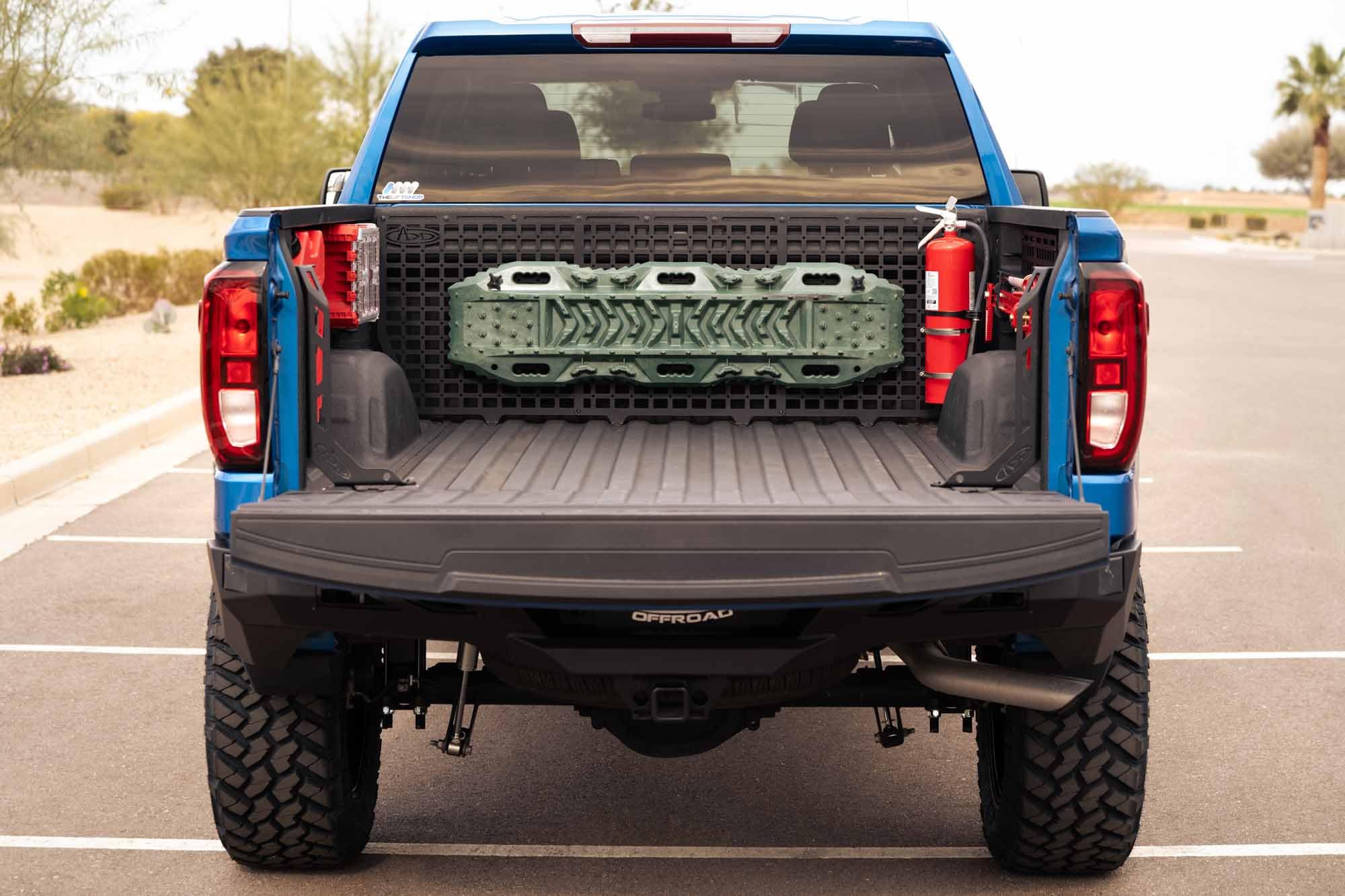 Molle Panels Bed Cab for The 2019-2024 Chevy/GMC 1500 | Profiled to Closely Follow Contours of The Bed | Keeps Bed Floor Clear for Larger Loads | Made in The USA | Addictive Desert Designs