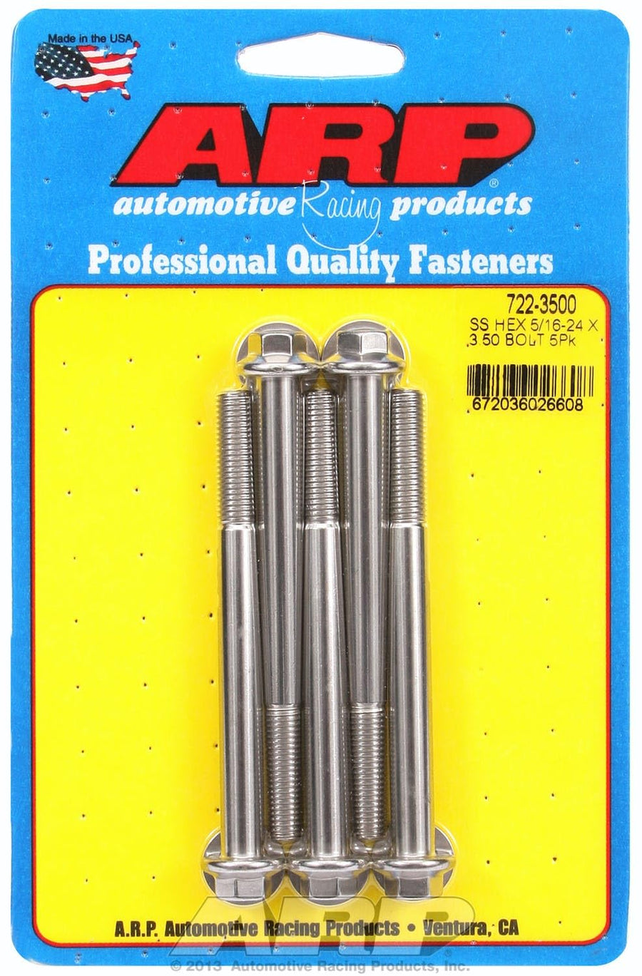 Hex Bolt ARP (722-3500), Stainless Steel