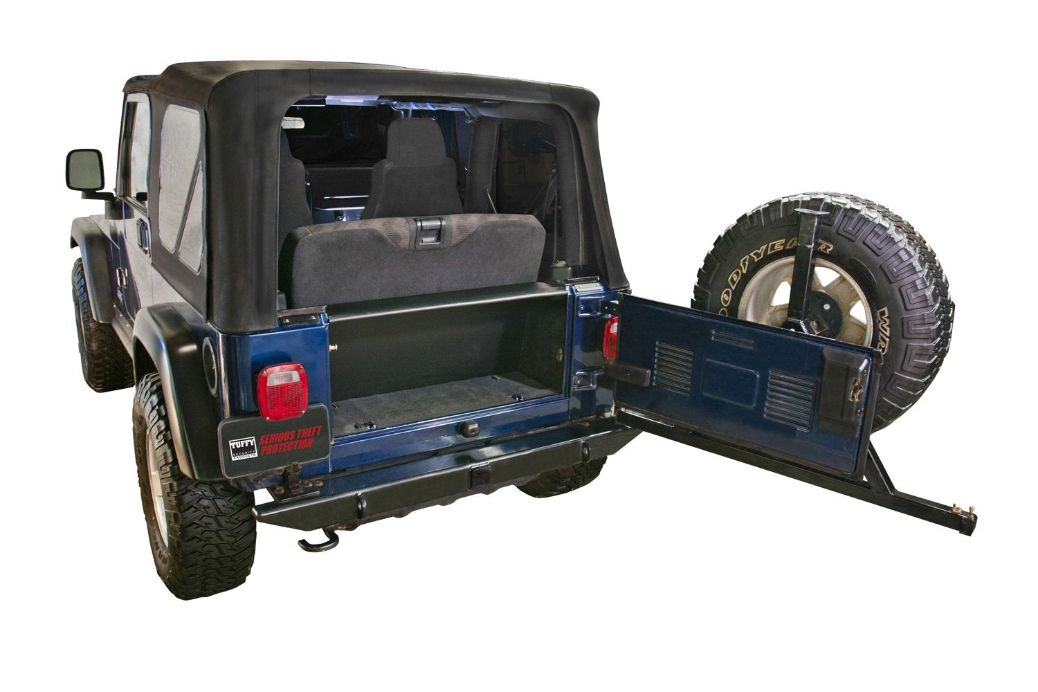 Cargo Enclosure - Tuffy Security Products | Standard for Jeep Wrangler TJ | 1997-2006