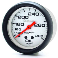 Auto Meter Phantom Mechanical Oil Temperature Gauge 5841