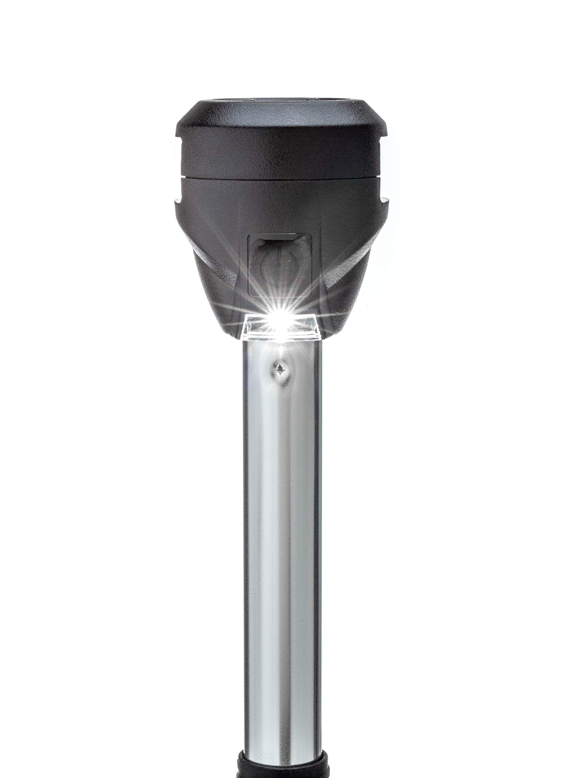 attwood Marine NV6LC2-10-7 Bi-Color LightArmor LED Navigation Pole Light, 10-Inch, Red/Green
