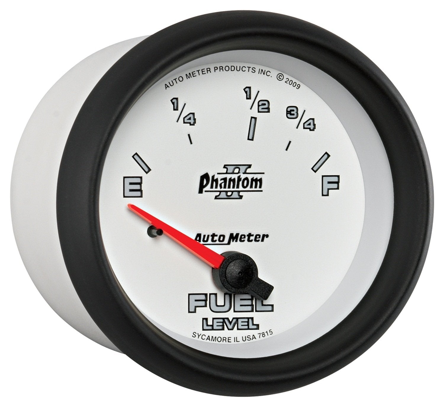 Auto Meter Phantom II 2-5/8" 73 E/ 10 F Short Sweep Electric Fuel Level Gauge 7815