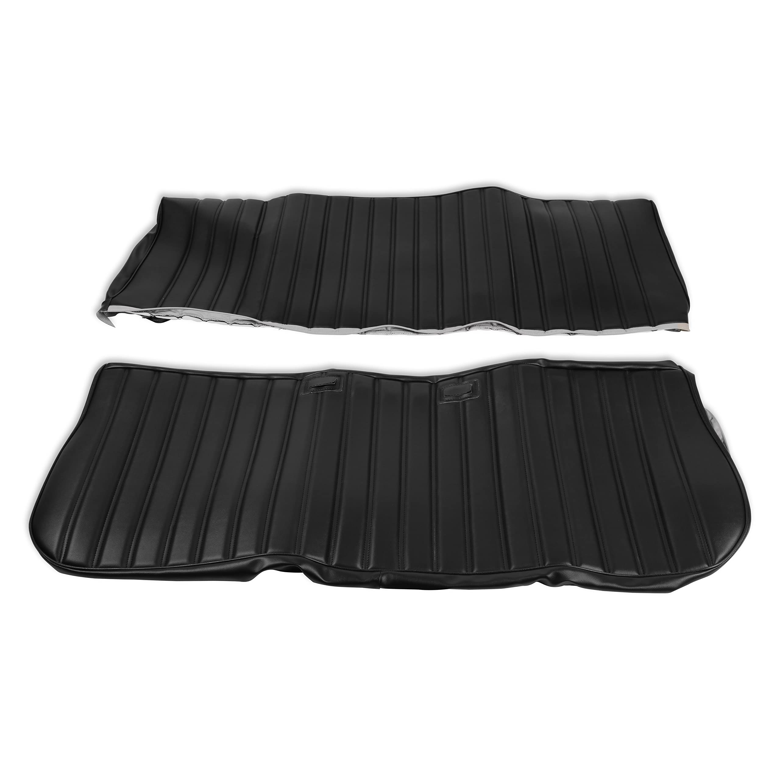 Brothers 05-300 C/K Seat Upholstery Kit - Full Pleat Vinyl - Black