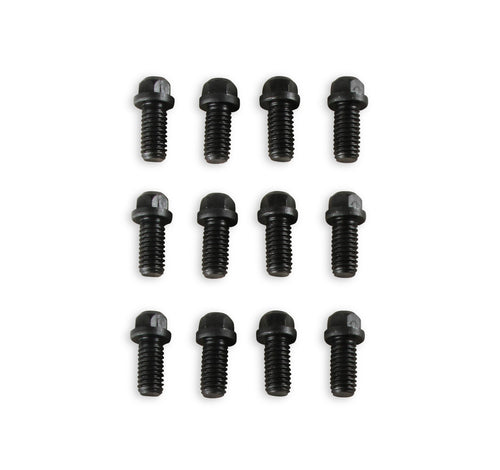 Header Bolts Mr. Gasket,3/8-16X3/4, Black