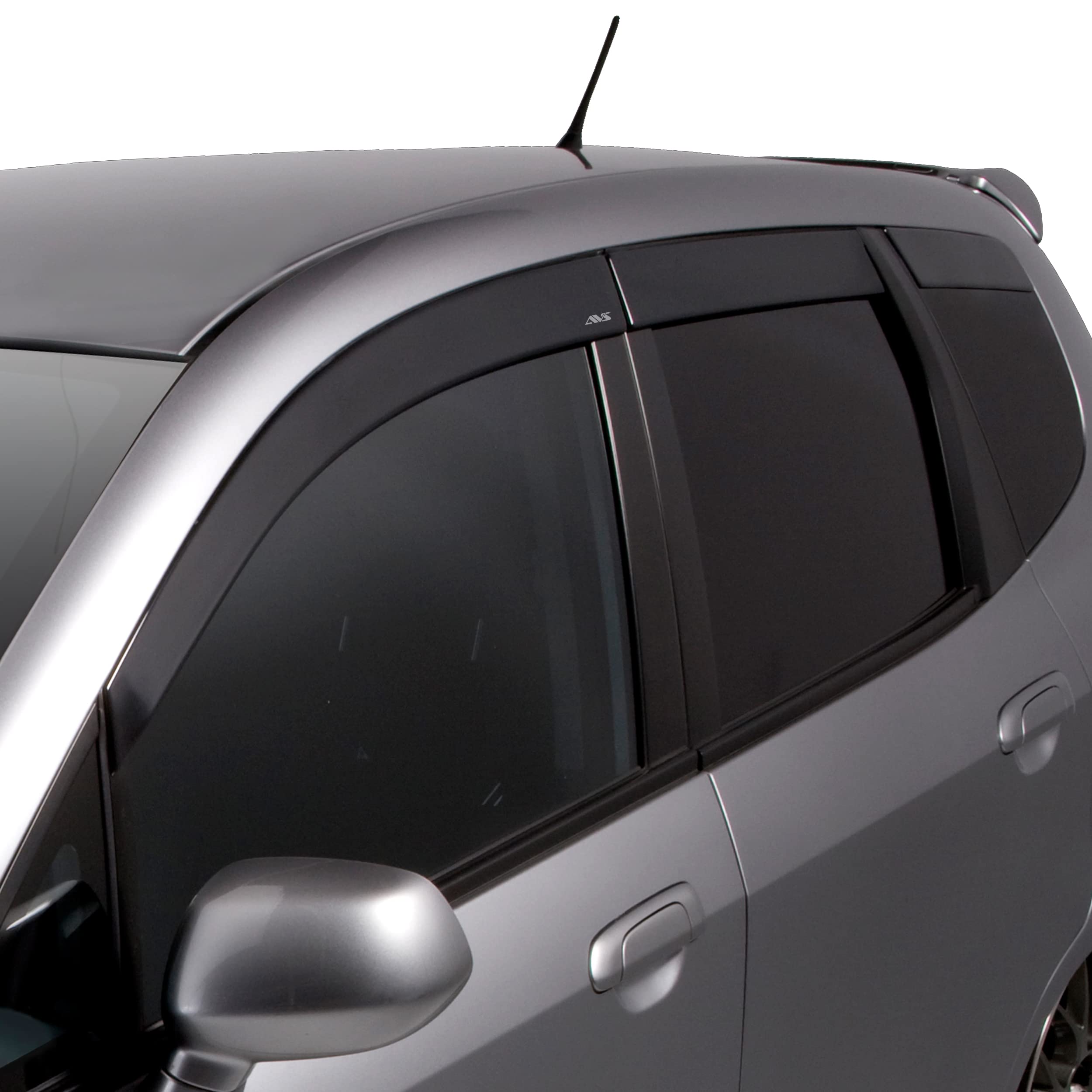 Low Profile Auto Ventshade [AVS] Rain Guards for 2007 - 2014 Toyota FJ Cruiser | Window Vent Visors, 4 pcs. - Matte Black | 774041