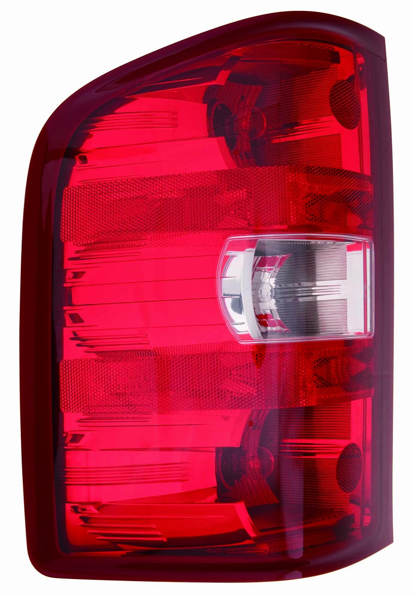Chevrolet Silverado Hybrid Driver Side Tail Lamp Assembly with Bulb and Socket Depo 335-1933L-ASN