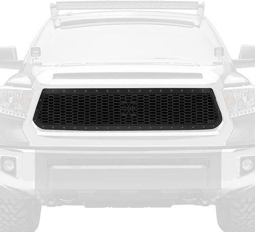 Stealth Laser X Grille, 2014-2017 Tundra, Black, 1 Pc, Replacement, Black Studs - PN #7719641-BR