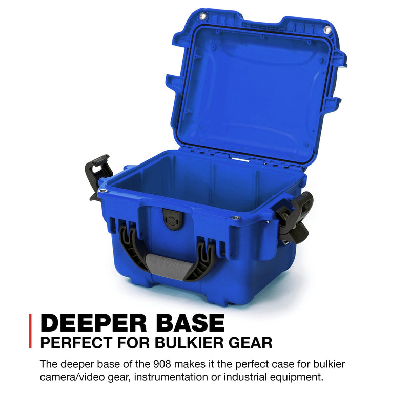 Blue Nanuk 908 Waterproof Hard Case Empty