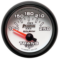 Auto Meter Phantom II 7549 Electric Transmission Temperature Gauge, 2 1/16"