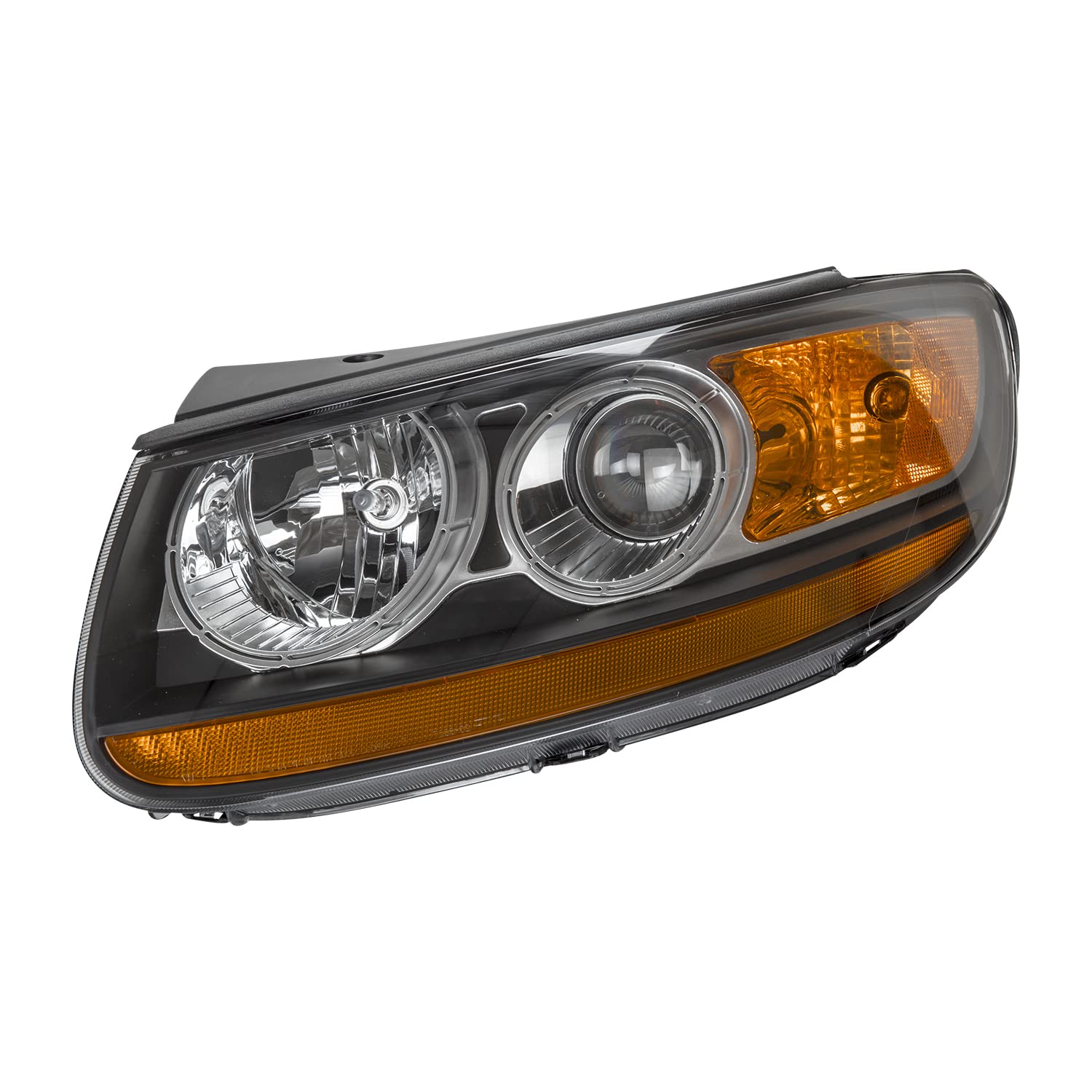 Left TYC Headlight Assembly Compatible with 2007-2007 Hyundai Santa Fe