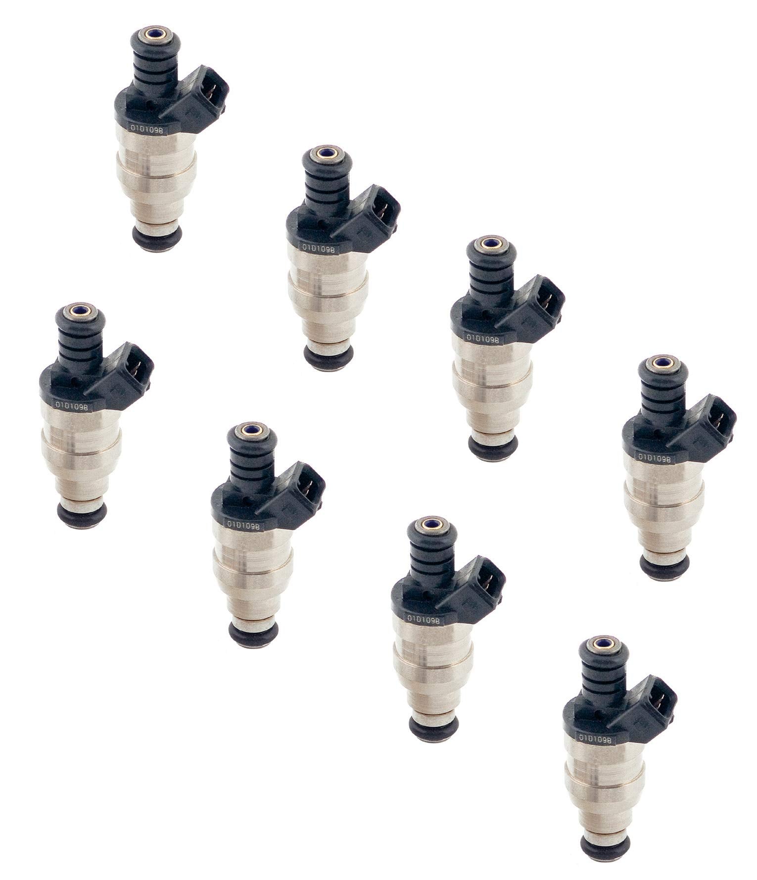 Performance Fuel Injector Accel 150844; OE Replacement, 44lb; Set of 8