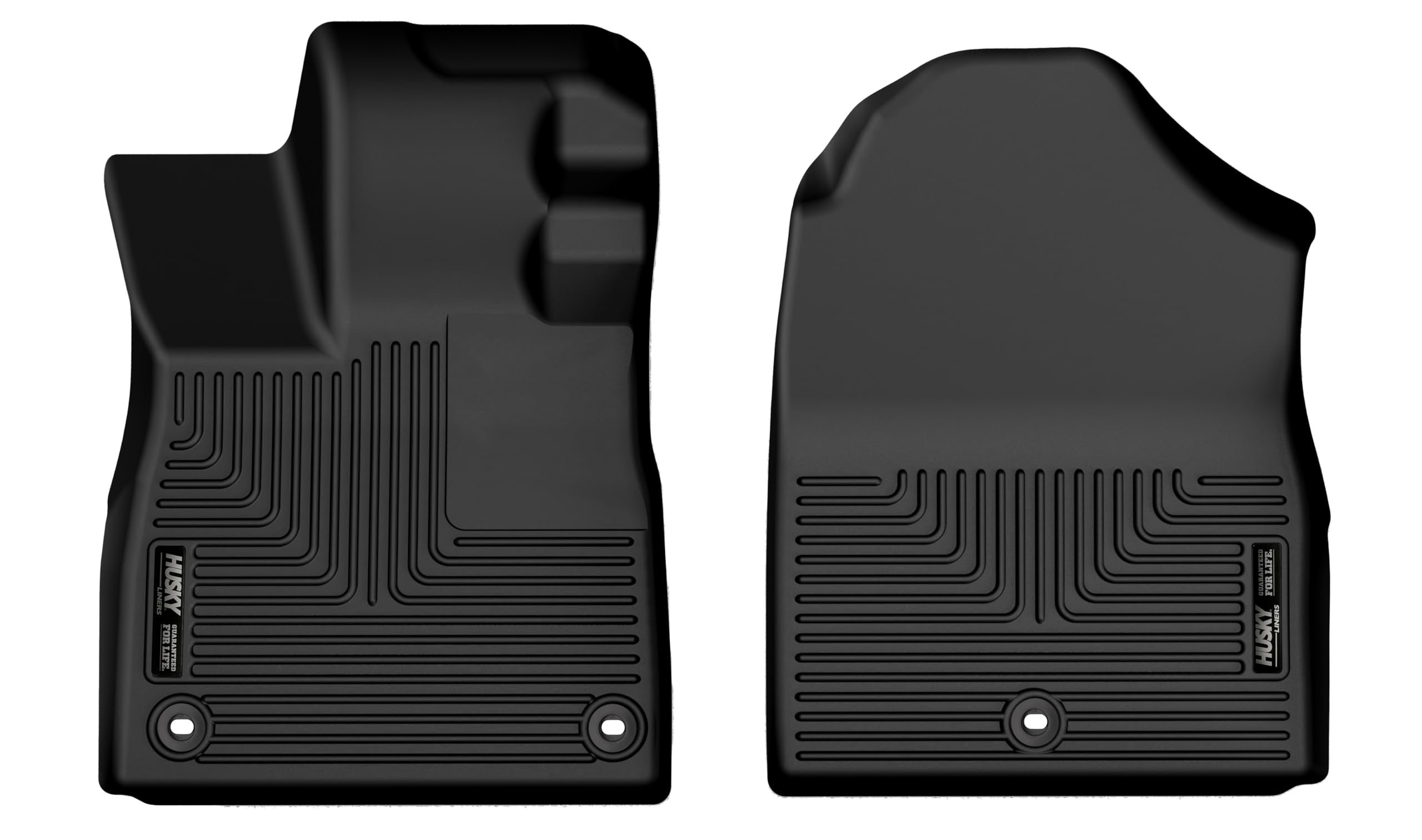 Weatherbeater Husky Liners Floor Mats | Fits 2023-2026 Honda Pilot | Front Row, 1-pc Black - 15351