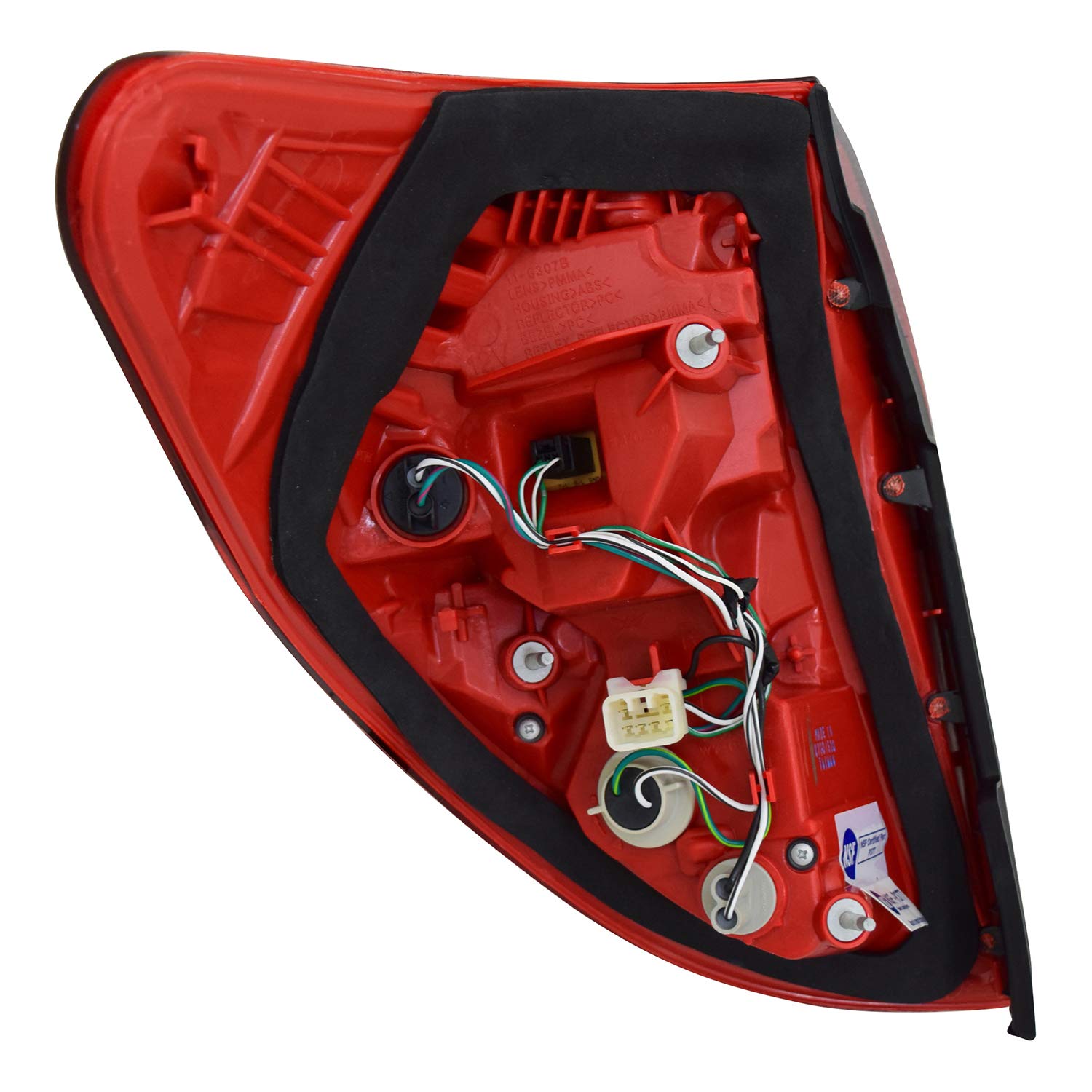 Right TYC Tail Light Assembly Compatible with 2009-2012 Toyota Rav4