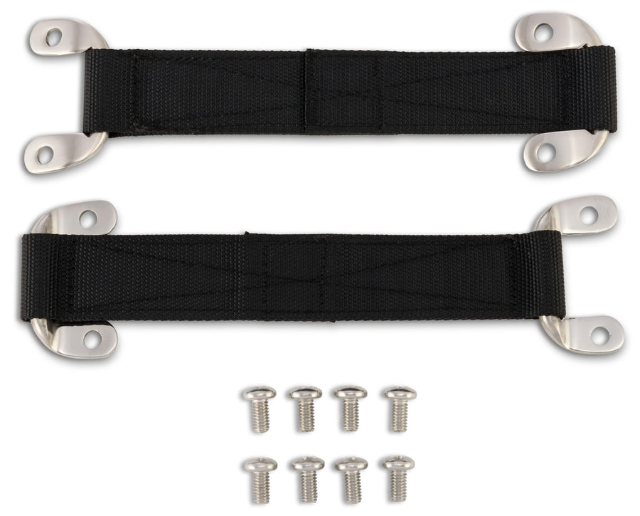 66-77 Bronco Door Strap Kit Scott Drake (C6TZ-9623574-BK)