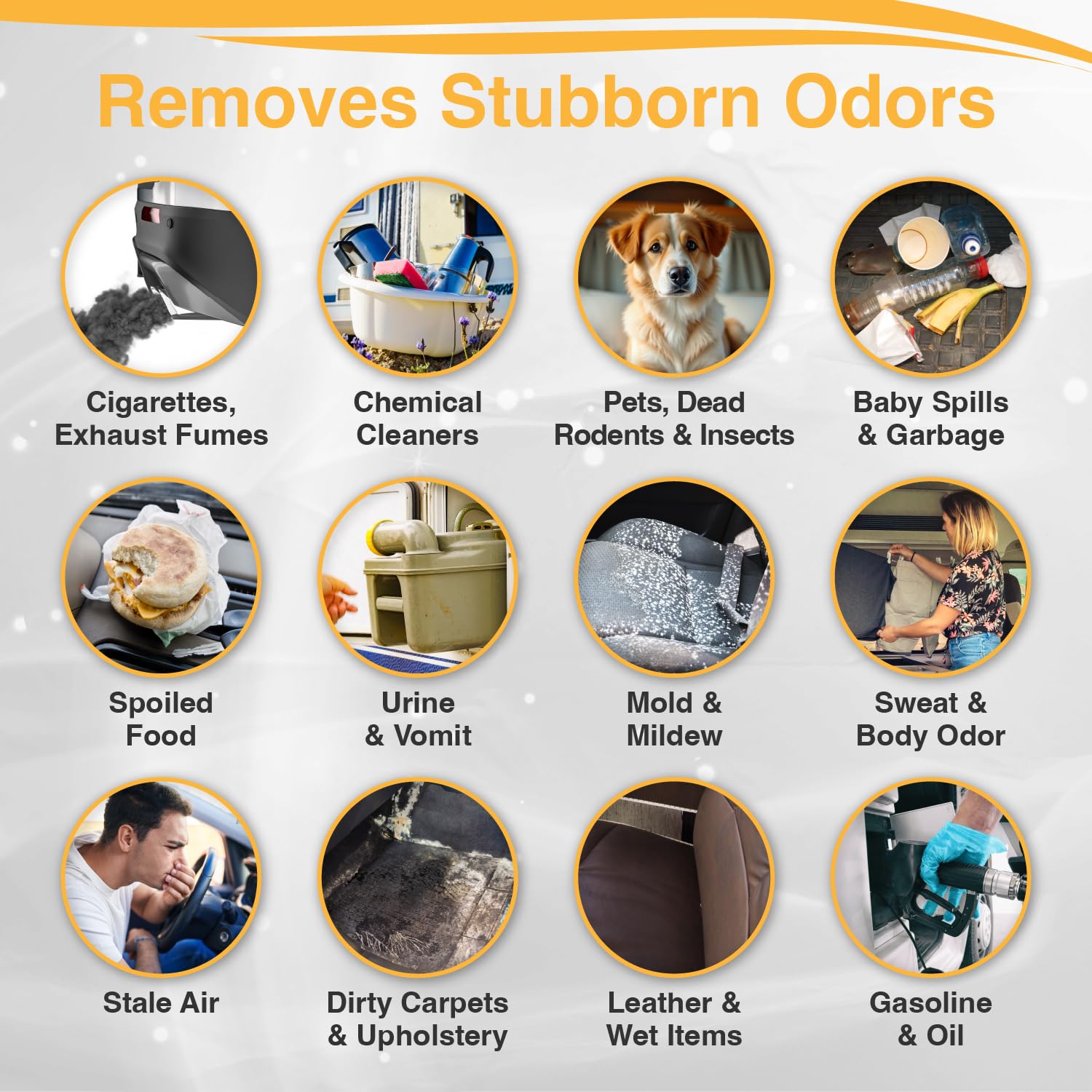 Biocide Systems RV Shocker Strong Odor Eliminator for Trailer & Camper, Eco-Friendly Chlorine Dioxide Odor Bomb for Motorhome Up to 400 Square Feet of Floor Space