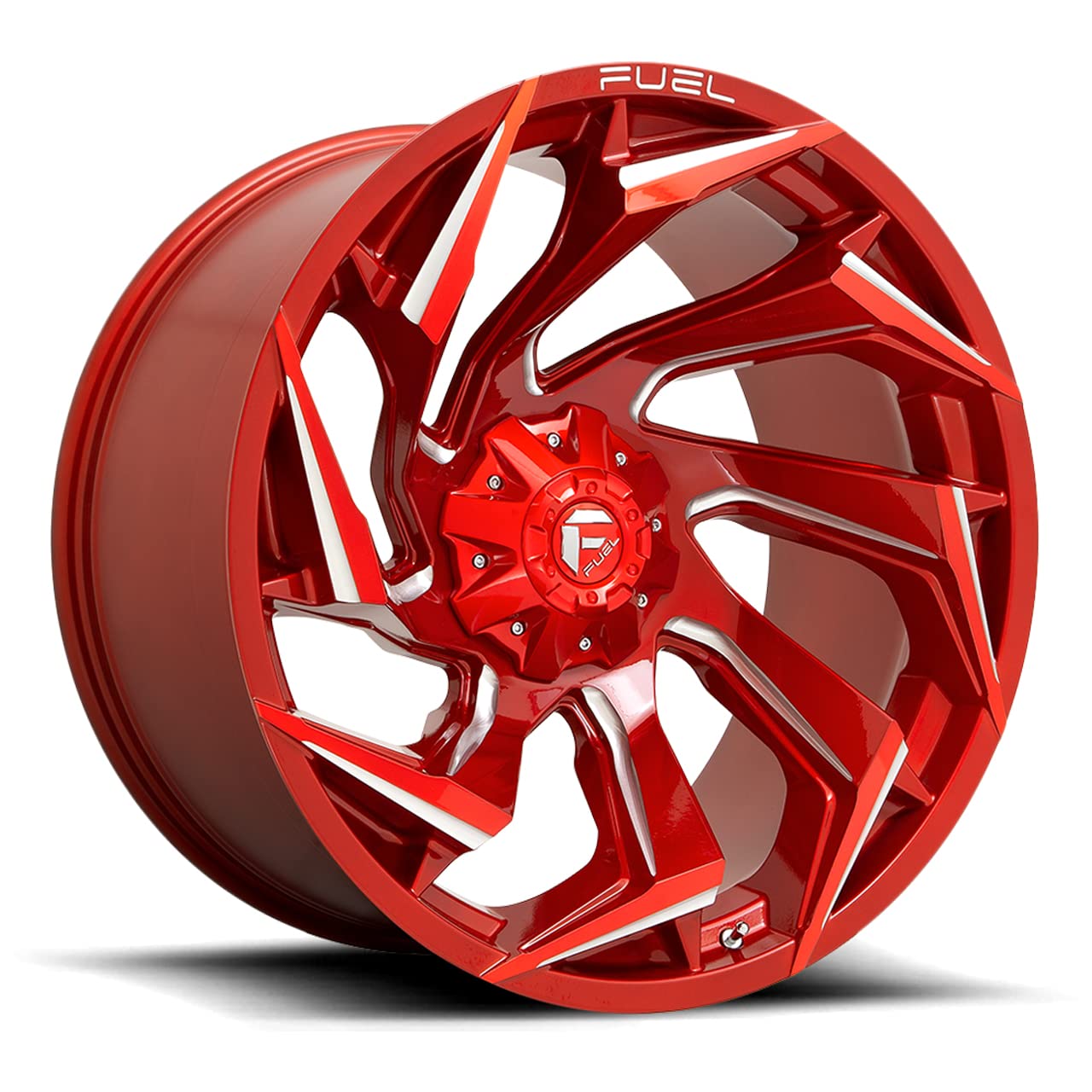 1PC Fuel D754 24X12 GL-RED-MIL -44MM - 8X180 D75424201847